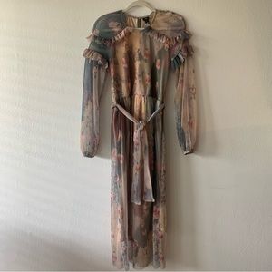 River Island Long Sleeve Midi Dress